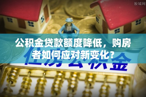 芦洲公积金贷款额度降低，购房者如何应对新变化？