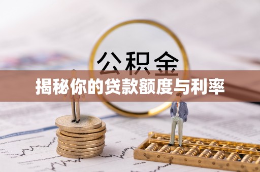芦洲揭秘你的贷款额度与利率