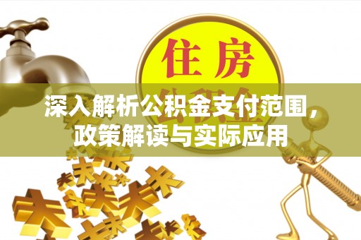 芦洲深入解析公积金支付范围，政策解读与实际应用