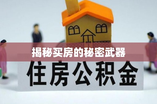 芦洲揭秘买房的秘密武器