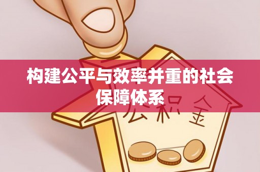 芦洲构建公平与效率并重的社会保障体系